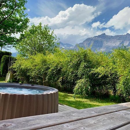 אוש Appartement Avec Jacuzzi Dans Chalet Prive, Grande Terrasse, Parking Gratuit מראה חיצוני תמונה